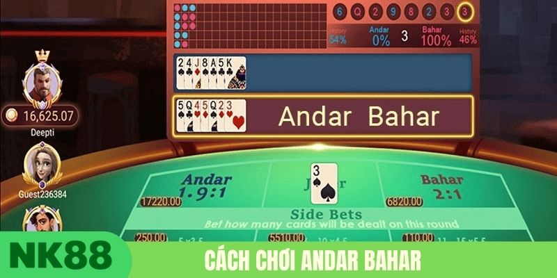 Cách chơi Andar Bahar